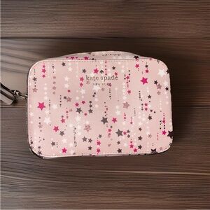 Kate Spade Staci Celestial Twinkle Star Camera Bag Crossbody Pink K4729 EUC